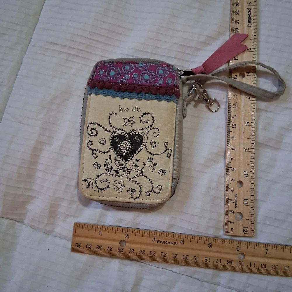 Decorative Phone Pouch with Heart Design